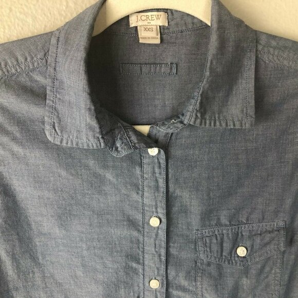 J.CREW Chambray Tunic Top - Picture 3 of 9